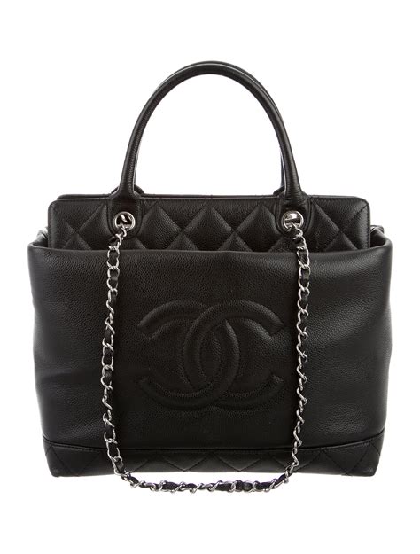 chanel soft caviar tote|Chanel Tote Bags .